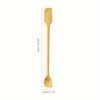 Silicone Spatula Double-Headed Scraper Jam Cream Deep Bottle Mini Spatula Lengthened Small Tip Spa Cream Makeup Tool Cosmetic