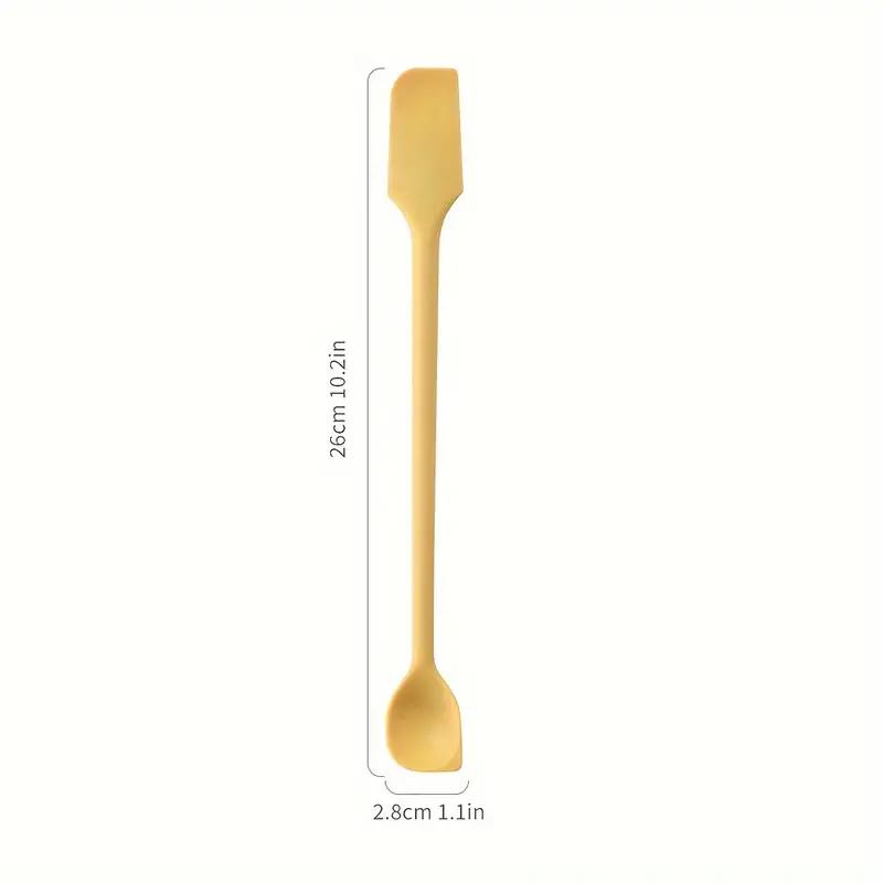 Silicone Spatula Double-Headed Scraper Jam Cream Deep Bottle Mini Spatula Lengthened Small Tip Spa Cream Makeup Tool Cosmetic