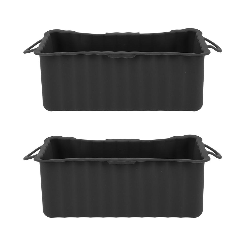 2 шт. Силиконовый поддон для сбора жира для гриля Blackstone, многоразовый прямоугольный стакан-вкладыш для сбора жира для кемпинга, барбекю