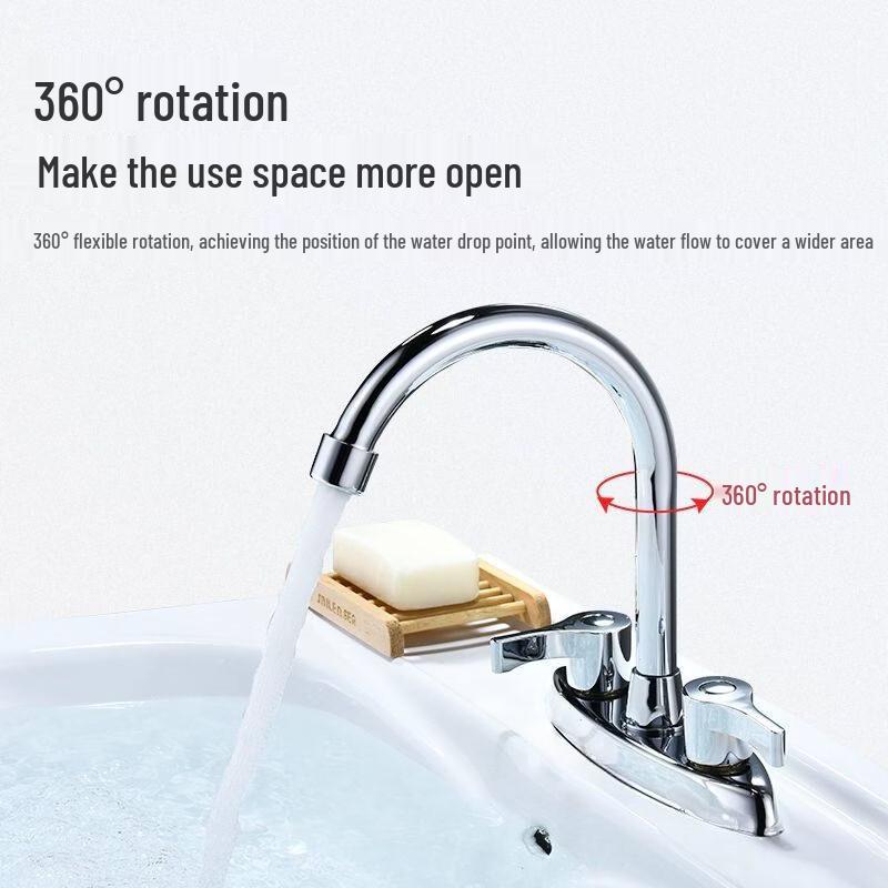 Copper Basin Faucet with Hoses