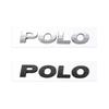 1pcs 3D ABS POLO car Letter Emblem Rear tail trunk Decals badge sticker Decal styling auto Accessories For Volkswagen VW POLO qb3