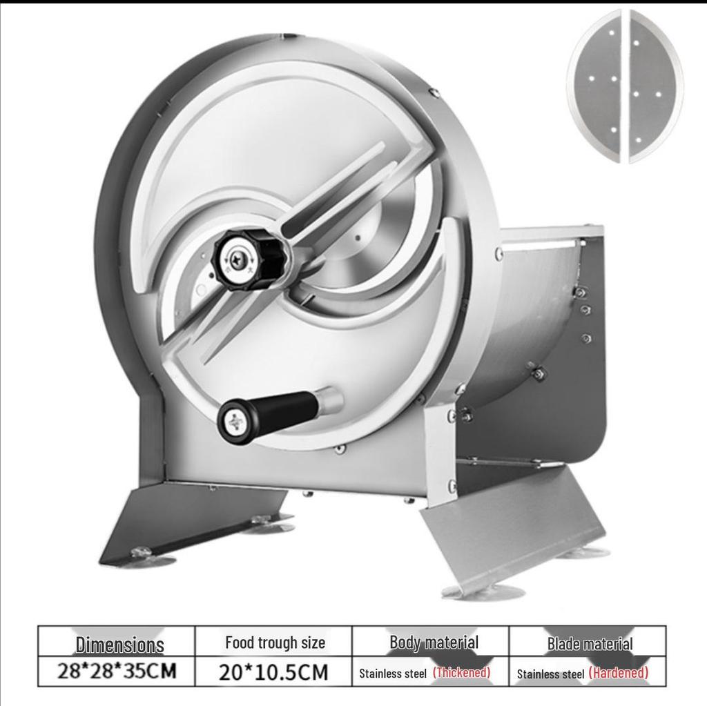 Ручная электрическая slicer из нержавеющей стали для фруктов и овощей