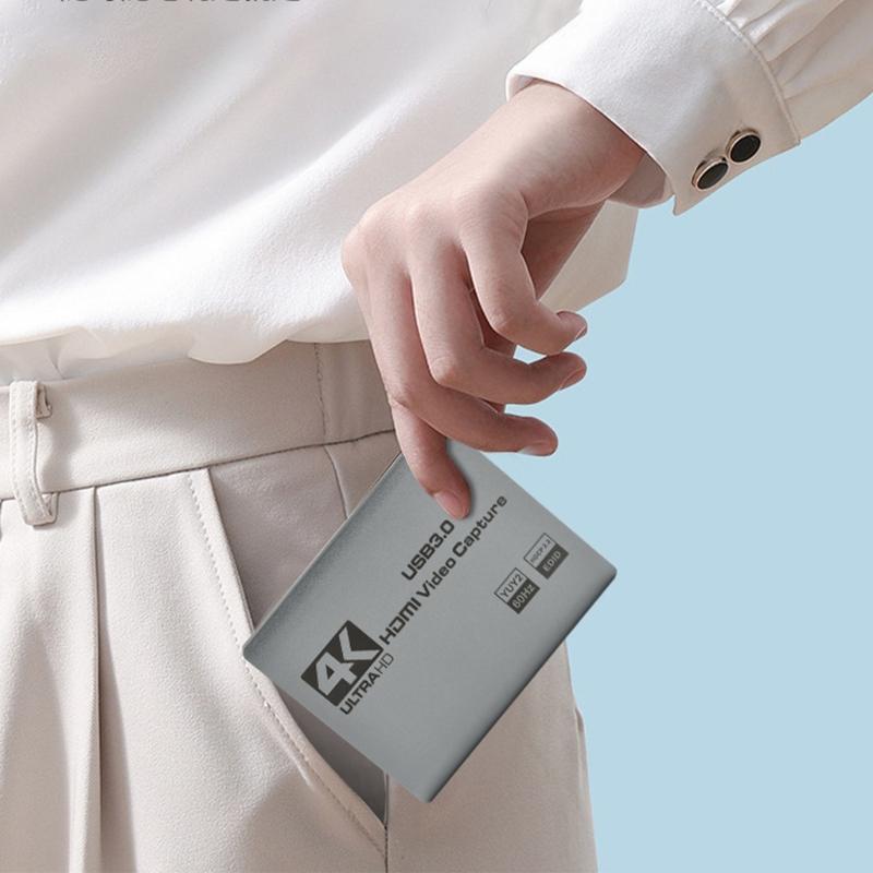 Карта видеозахвата USB 3.0 на HDTV 4K Устройство для записи видео Передача Запись Граберы для записи Прямая трансляция