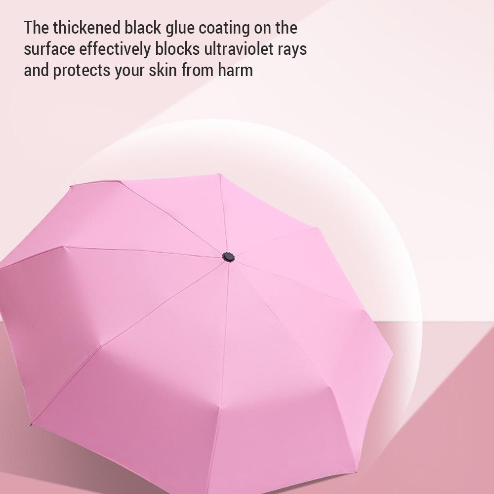 Lightweight Windproof Umbrella 3-Folding Compact Umbrella Travel Umbrella  for Men and Women