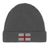 Bonnet - Drapeau Angleterre - Gris - 100% Coton - Taille Fixe - Design Épuré