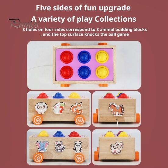 Монтессори деревянная ферма головоломка игрушка для детей 1 2 3 лет красочная морковка урожай игра с червяками рыб магнитная ловля занятие образовательное обучение