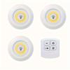 6pcs/3pcs Smart Wireless LED Under-Cabinet Lights COB Night Light With Remote Control - Perfect For Wardrobe, Kitchen & More