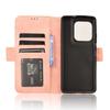 Flip Case for Motorola Edge 50 Ultra, Card Slot, Pink