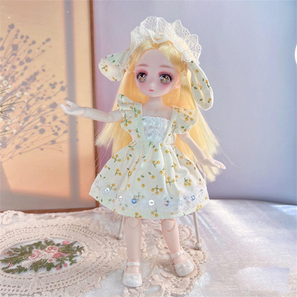 С одеждой, имитацией глаз, шарнирной куклой, съемными шарнирами, куклой BJD, куклой для детей, игрушками