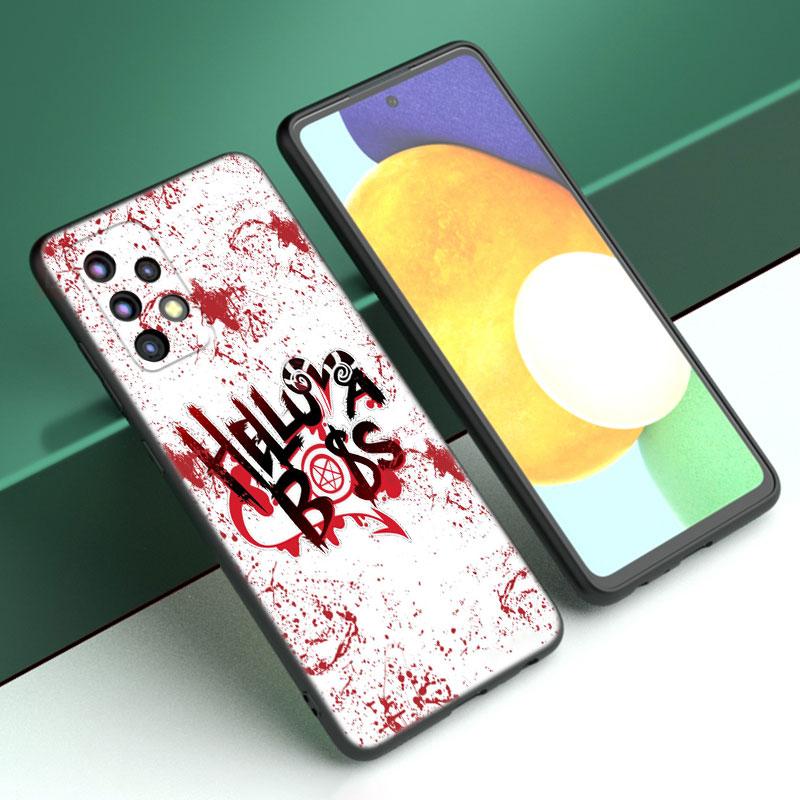 Чехол для телефона с изображением аниме Helluva Boss для Samsung A13 A22 A24 A32 A23 A25 A34 A35 A52S A53 A54 A55 A73 A12 A14 A15 A31 A33 A50 A51 A72