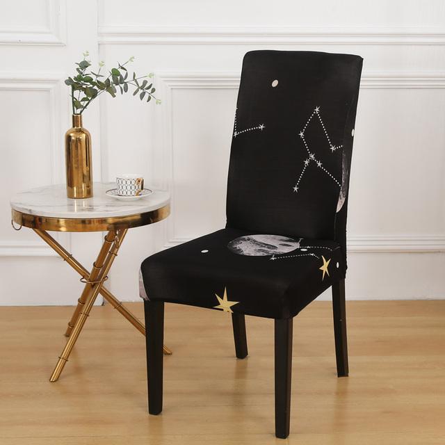 Чехлы для стульев Nordic Stretch, чехлы для стульев для столовой, спандекс, эластичные чехлы для офисных сидений, для ресторанов, банкетов, отелей, домашнего декора