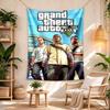 Gta Boho Wall Tapestry Retro Boho Ideal for Bedroom Studio Wall Dorm Wall Year-Round Vintage Wall Art Perfect Gift for Dorm Roommate