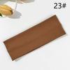 PL Custom Logo Women's Non-Slip Ripped Turban Woven Sport Elastic Hairband Knitted  Cotton Turban Headwrap Hair Bands