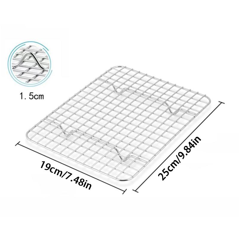 Решетка для охлаждения хлеба для барбекю из нержавеющей стали, подставка для сушки, решетка для охлаждения, противень для выпечки, бытовые инструменты для выпечки, кухонные принадлежности