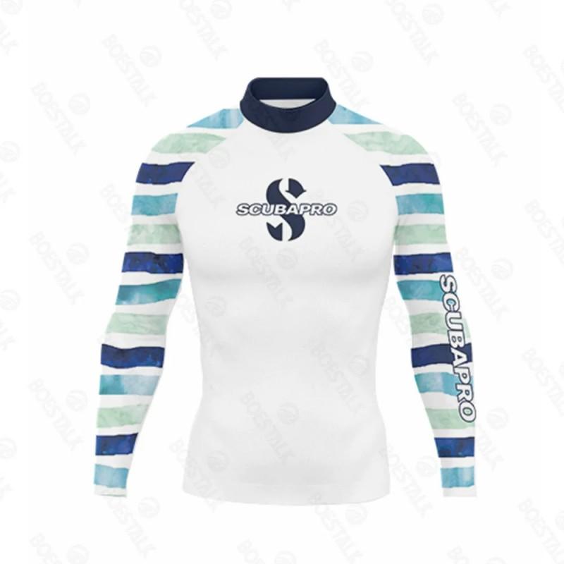 Long Sleeve Rash Guard Set UPF 50 Sun Protection Swimwear Surfing Beach Vacation Conservative UV Cover Up