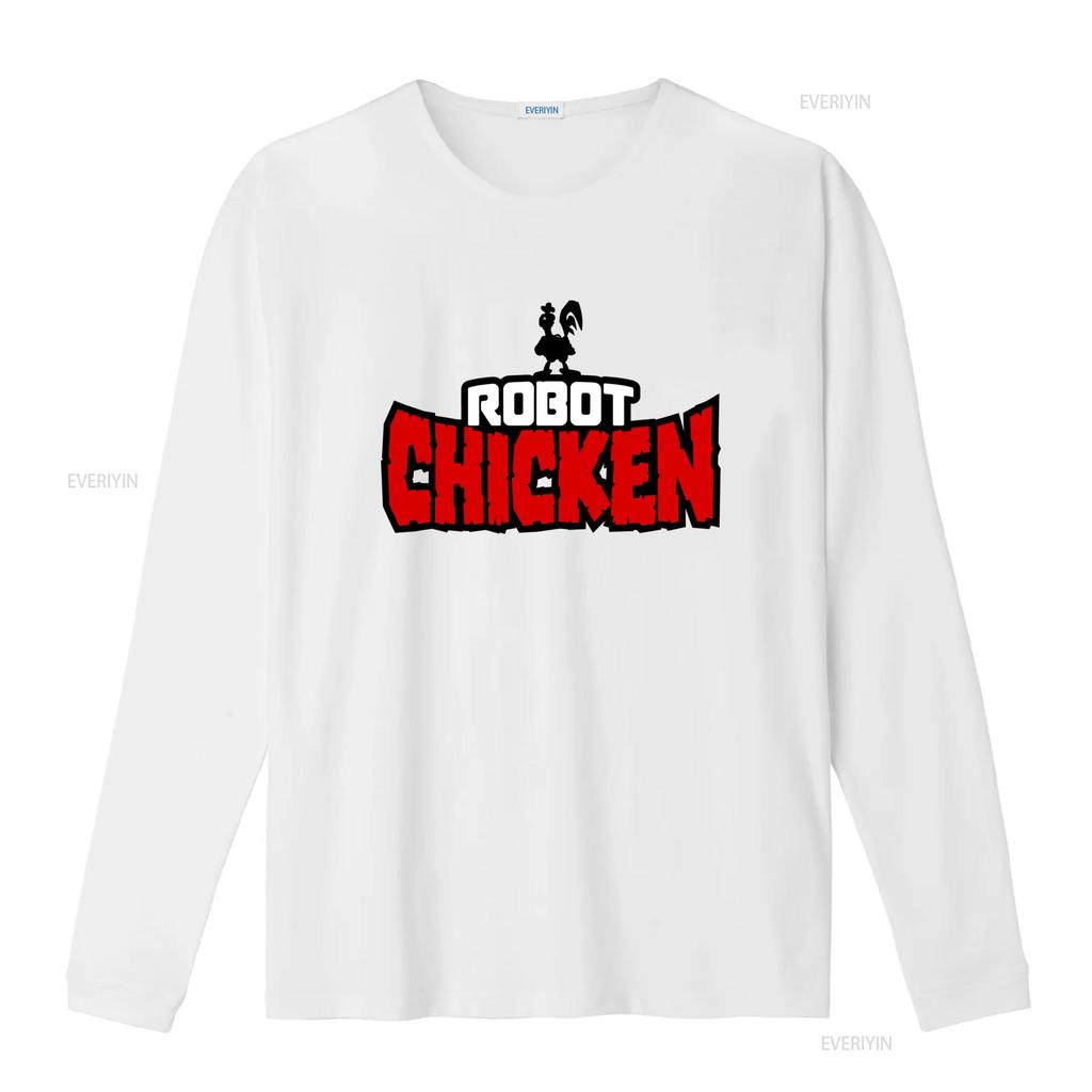 ROBOT CHICKEN TV Show T Shirt Unique and Stylish Design for Fans vintage Washed homme Comfortable Stretched Slightly fashion