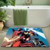 Bath Mat 1pc, Spider City Protector_1, MARVEL Flannel Rectangular Mat, Bathroom Non-Slip Entrance Mat, Fun Door Decoration Mat