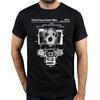 Подарок Любителю Фотографии Футболка Камера Винтажный Патентный Принт Camisa Футболки Дешевые Топы Футболка Хлопок Мужская Повседневная Фотограф