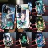 Чехол Genshin Impact Венти для Xiaomi Redmi Note 13 12 11 9 10 14 Pro 9S 10S 11S 12S Redmi 14C 10C 12C 13C