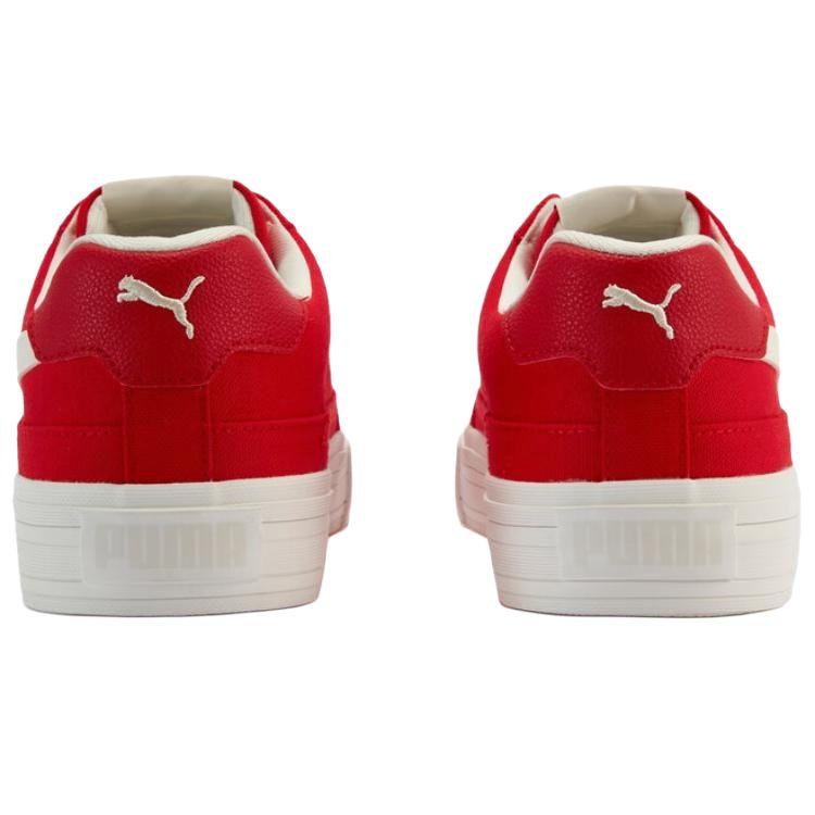 Puma Court Classic Vulc FS Retro Casual Low-Top Sneakers Unisex Sneakers Red White 396353-32