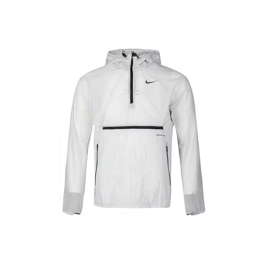 Nike Мужская ветрозащитная ветровка Белая CU5537-043