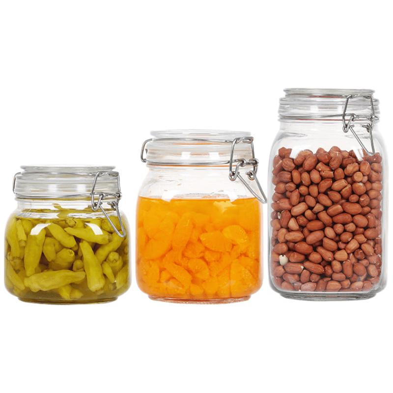 Стеклянные банки для хранения продуктов