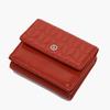 ELÉGANCE Women's Cowhide 3-Fold Wallet BSSW01CR