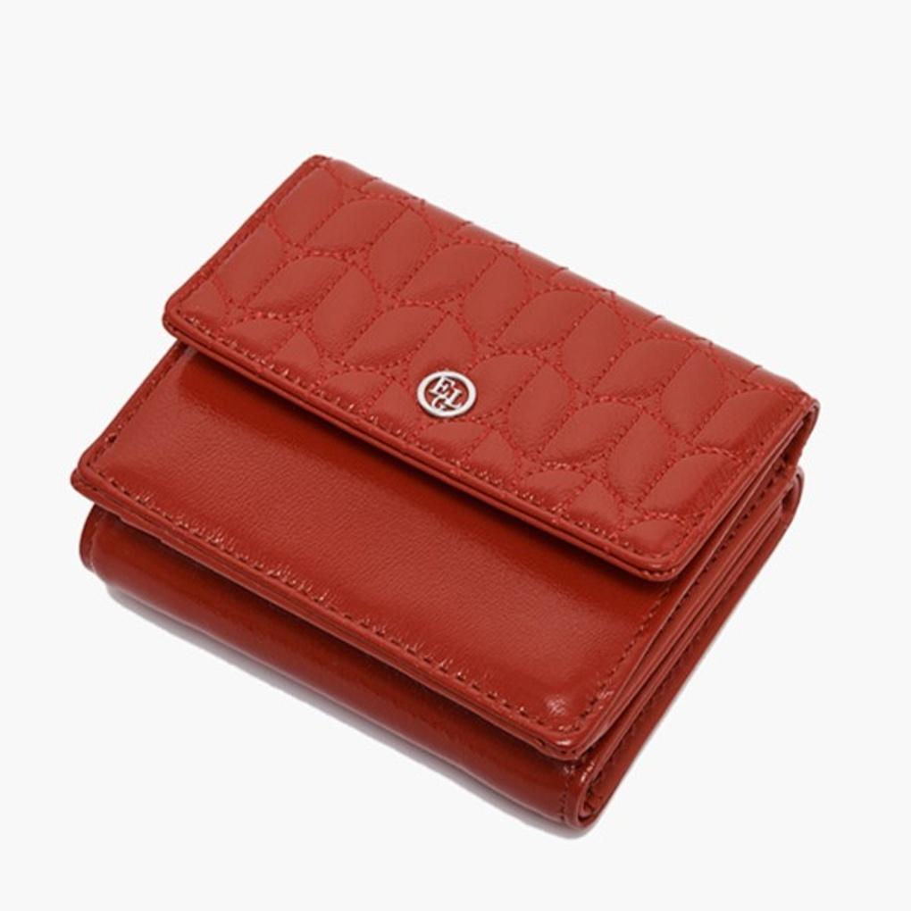 ELÉGANCE Women's Cowhide 3-Fold Wallet BSSW01CR