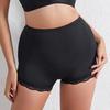 Women Safety Underwear Mid-rise Solid Color Fake Ass Design Bottom Shorts Tight Fit High Elasticity