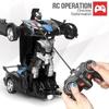 RC Car 24 styles Robots Toys Transformation Robots Sports Vehicle Model  Remote Cool Deformation Car Kids Toys Gifts For Boys