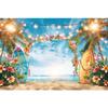 Bonvvie Photography Background Summer Beach Hawaii Luau Aloha Flamingo Holiday Party Decor Birthday Backdrop for Photo Studio