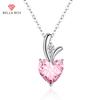Heart Pendant Necklace Multiple Colour Fashion Wedding Engagement Jewelry