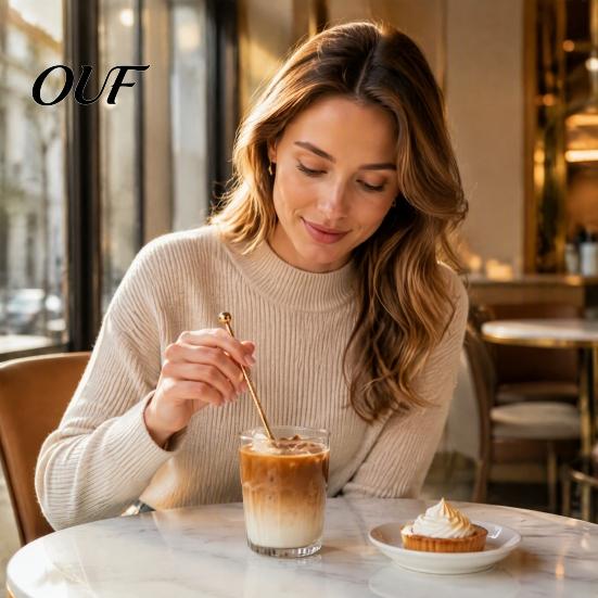 Кофейные ложки с длинной ручкой, Ложка для бусин с ручкой, DIY Декоративная ложка для мороженого, десерта, крема с бусинами, Чайная ложка из нержавеющей стали, Кухонные столовые приборы