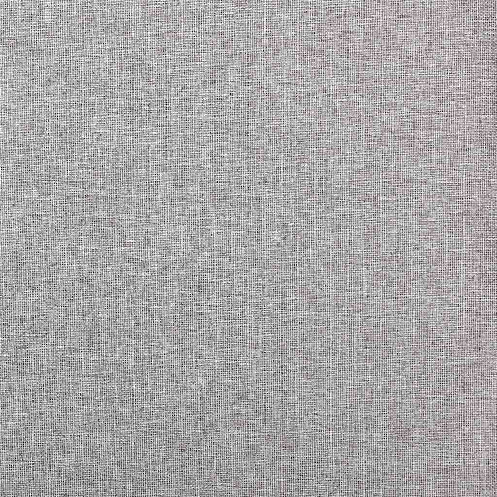vidaXL Verdunkelungsvorhänge Ösen Leinenoptik 2 Stk. Grau 140x245 cm