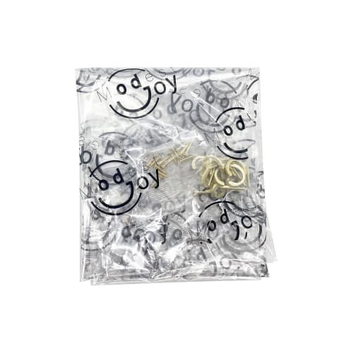 Modest Joy Antique-Style Wall Hooks with Screws, Simple and Cute, Set of 20 (Silver)