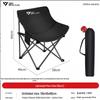 Series Clear Lightweight Outdoor Folding Moon Chair