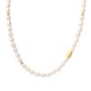 Baroque Freshwater Pearl & Titanium Necklace – Cross-border Versatile Style