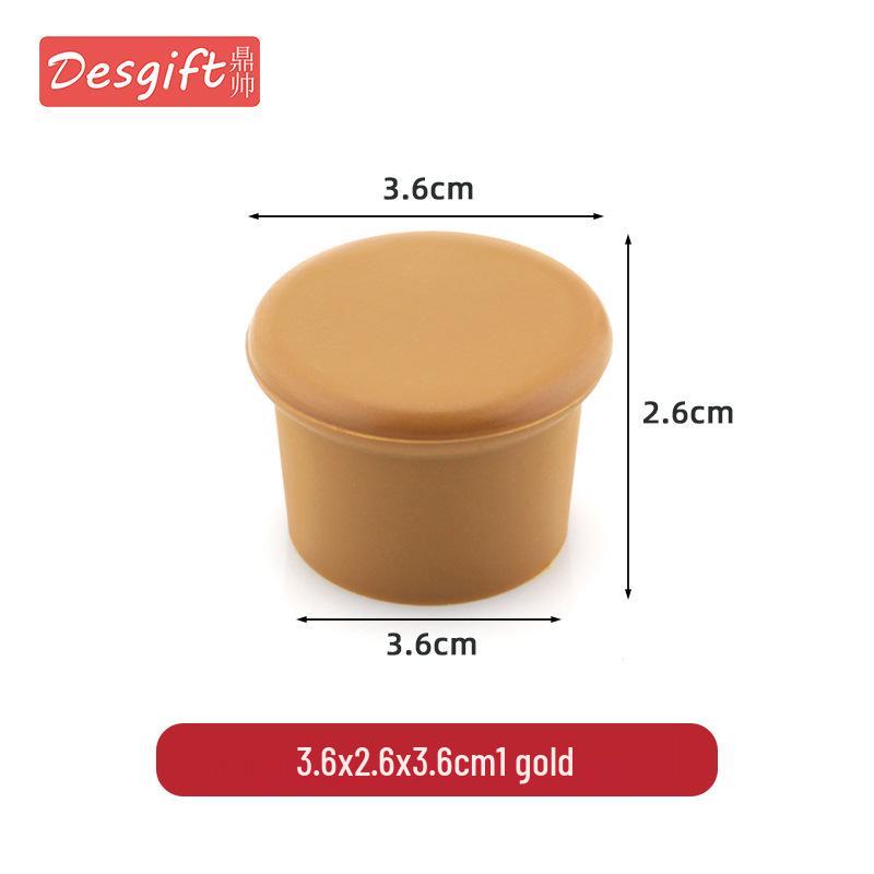 Пробка для винной бутылки из разноцветного силикона пищевого класса FDA: Герметичная крышка для сохранения свежести красного вина.