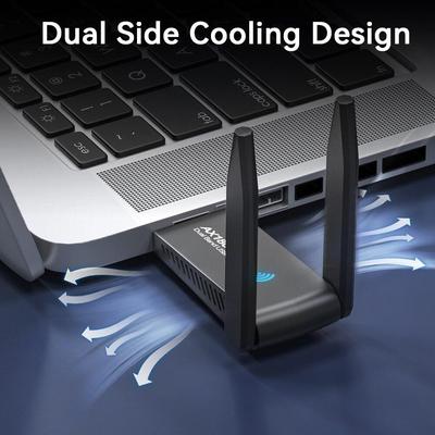 1800 Мбит/с Wi-Fi-адаптер USB 3,0 двухдиапазонный 5 ГГц 2,4 ГГц 802.11AC RTL8812BU Wi-Fi-антенна Dongle Сетевая карта для ноутбука Настольный драйвер бесплатно