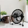 Pullman - Mini Ventilateur De Bureau Usb - Portable, Léger, Orientable - En Métal Noir