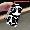 2DFlat Samsung phone case Panda Faces Pattern Phone Case Applicable to Galaxy S22 S23 S24 S25ULTRA S26 A12 A13 A14 A15 A16