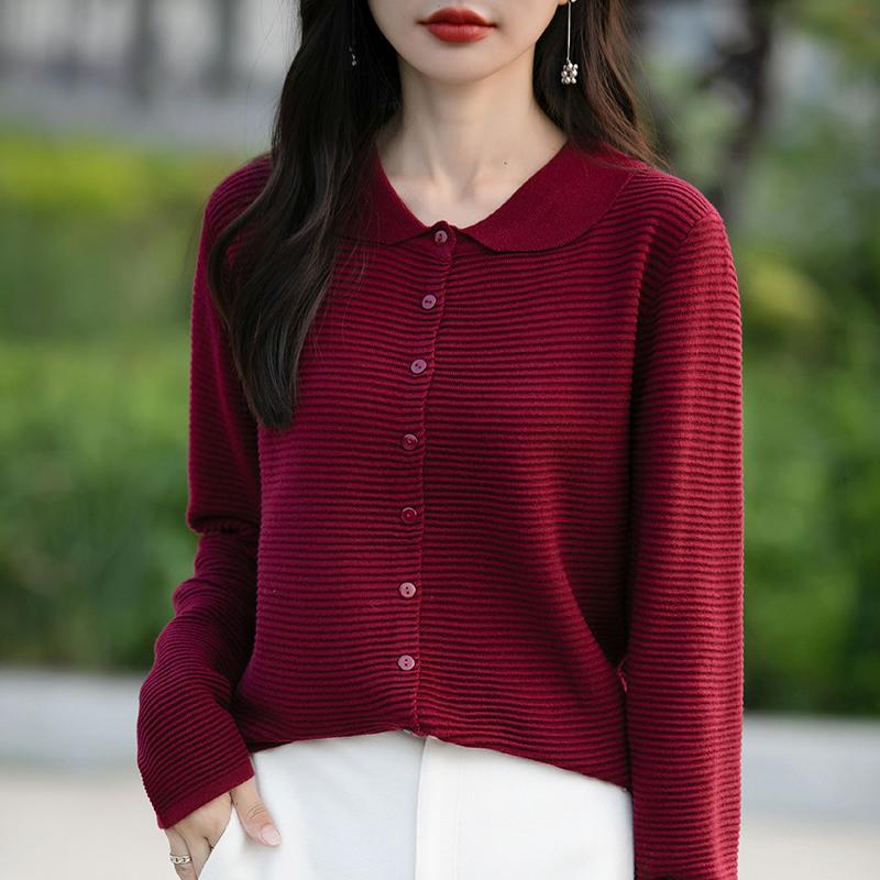 Женский легкий кардиган из 50% шерсти и 50% шелка Mulberry — универсальный трикотаж на все 4 сезона для комфорта и стиля в любое время года