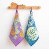 2-Pack Enlarged Cartoon Cotton Gauze Towel - 4-Layer, Soft, Lint-Free, with Hanging Loop for Babies, Kids, Kindergarten.