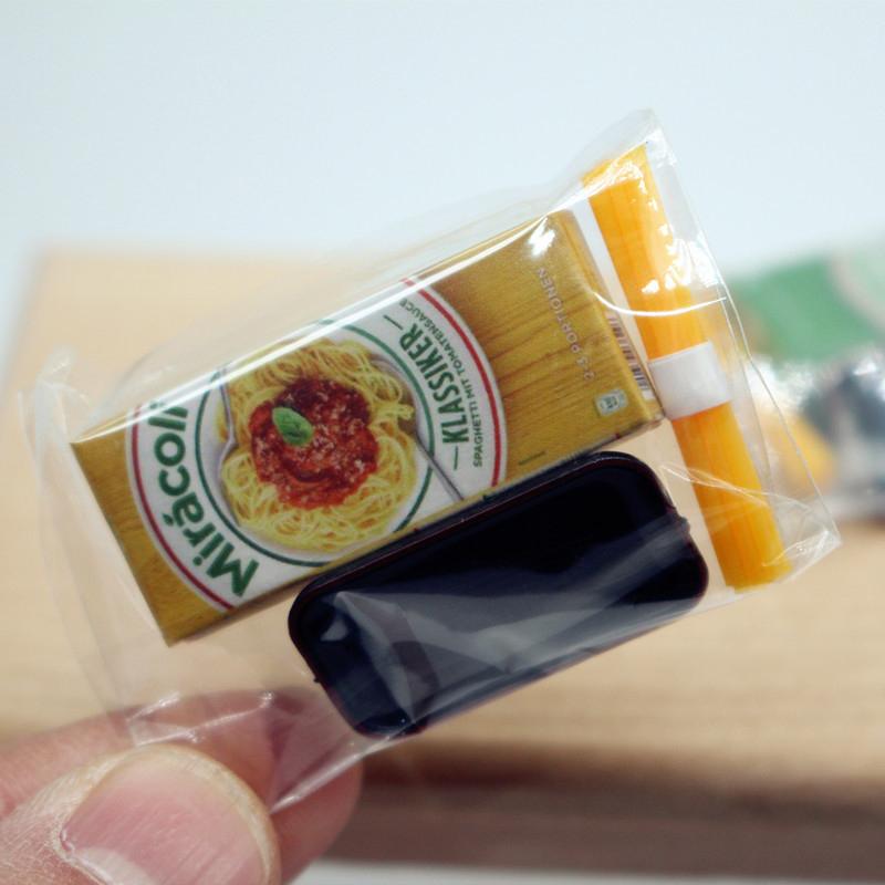 Кукольный домик Миниатюрная еда Игровая кухня Принадлежности для моделирования Набор макаронных изделий Бумажная модель