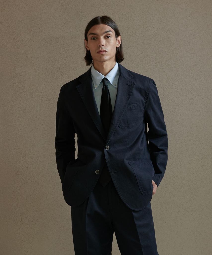 Prodeshirt High-Density Cotton Oxford Blazer (Navy)