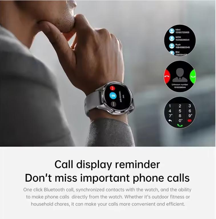 Умные часы NFC GPS трек Bluetooth звонок голосовой помощник часы компас пульс водонепроницаемые спортивные часы для мужчин