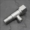 Quarter Turn Toilet Water Stop Valve Rust Proof Triangular Valve New Hot Cold Angle Valve  Bathroom