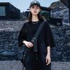 Унисекс футболка AOGZ с накладным карманом и коротким рукавом