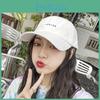 Letter White Youthful Embroidered Baseball Cap Timeless Cotton Design For Wear Everyday