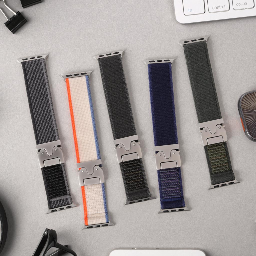 Ремешки для Apple Watch 10 Band 46 мм 42 мм Ultra 2 49 мм 45 мм 44 мм 41 Parachute Trail Bracelet Correa IWatch Series10 9 8 7 6 5 SE 4